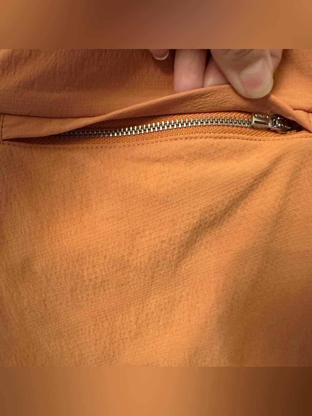 Athleta Trekkie North Shorts Terracotta Orange Hiking Travel XL Utility - Picture 6 of 9